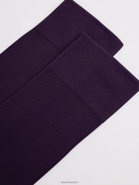 Aeyde algodón egipcio morado jamie accesorio 4L04V308