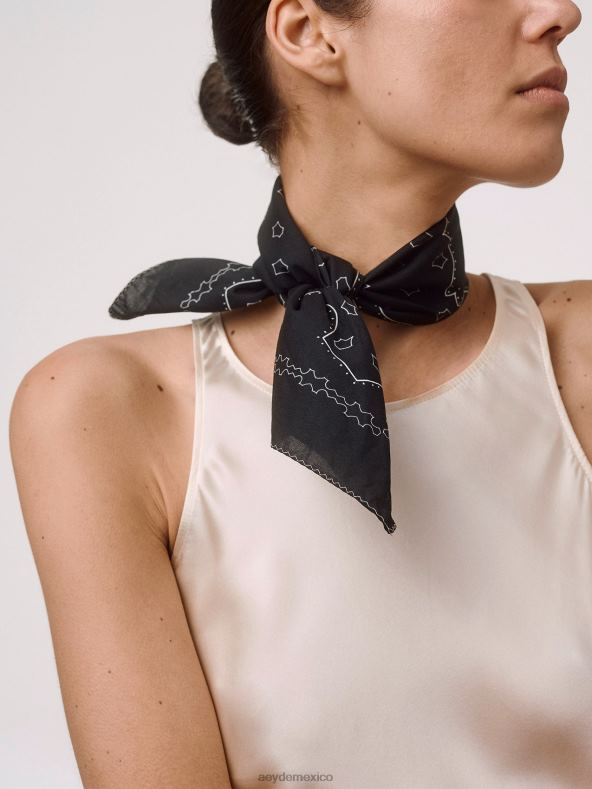 Aeyde algodón negro dakota accesorio 4L04V298