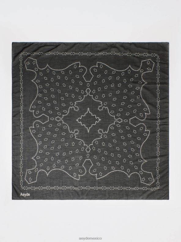 Aeyde algodón/seda negro Dallas accesorio 4L04V303