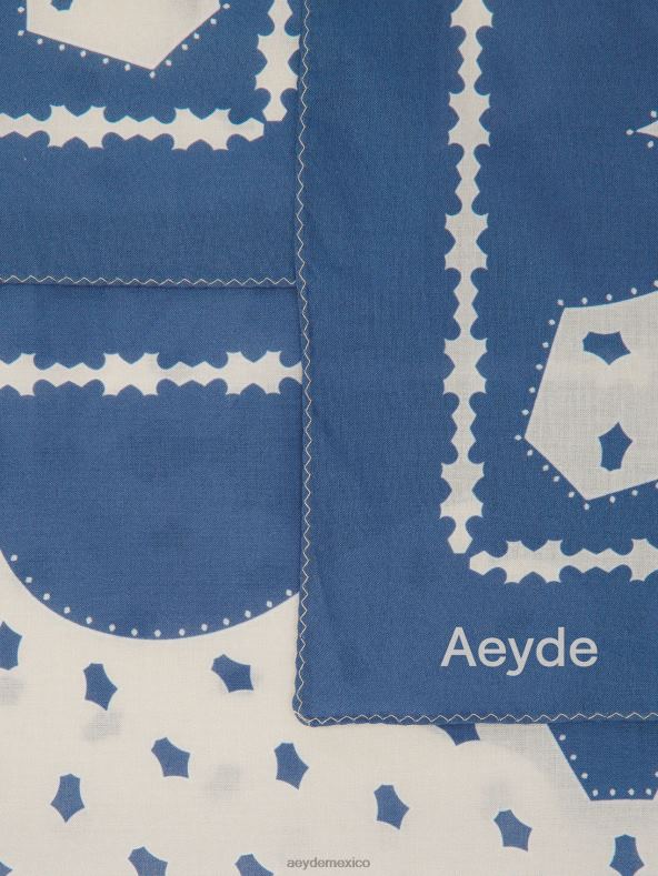 Aeyde gris pizarra/algodón crema dakota accesorio 4L04V302