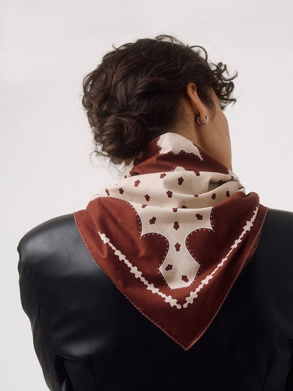 Aeyde oporto/algodón cremoso dakota accesorio 4L04V299