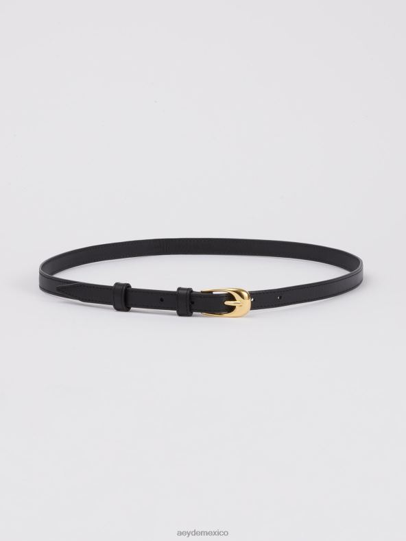 Aeyde becerro negro/oro eleanor accesorio 4L04V294