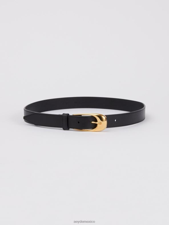 Aeyde becerro negro/oro leona accesorio 4L04V134