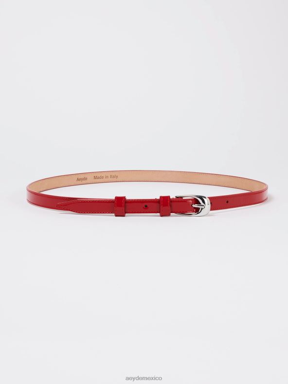 Aeyde charol arándano/plata eleanor accesorio 4L04V296