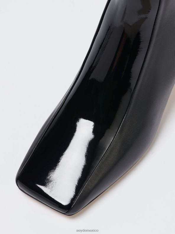 Aeyde becerro negro/charol Morgana calzado 4L04V114