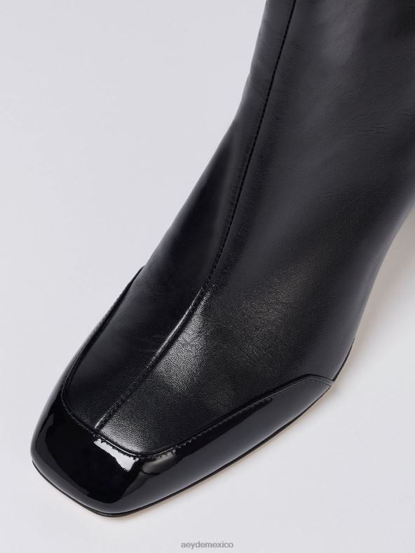 Aeyde napa negra/charol lirio calzado 4L04V269