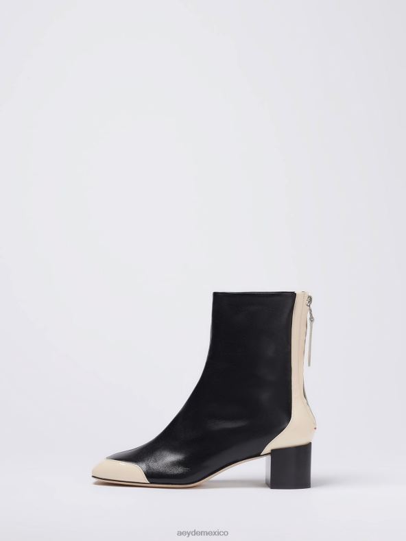 Aeyde negro/napa crema/charol suki calzado 4L04V75