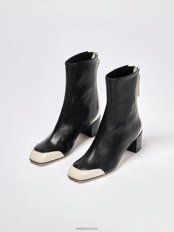Aeyde negro/napa crema/charol suki calzado 4L04V75