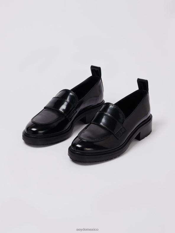 Aeyde polido negro piedad calzado 4L04V236