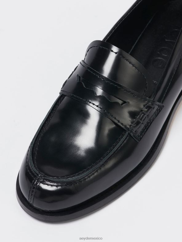 Aeyde polido negro Óscar calzado 4L04V150