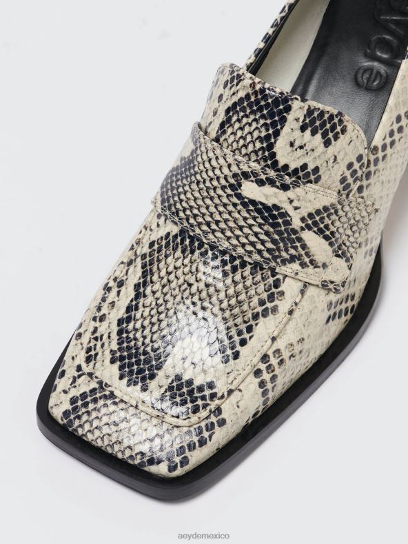 Aeyde serpiente cremosa anka calzado 4L04V175